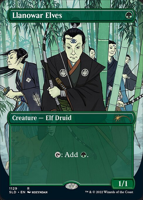 Llanowar Elves (SLD) (Full Art) (#1129)
