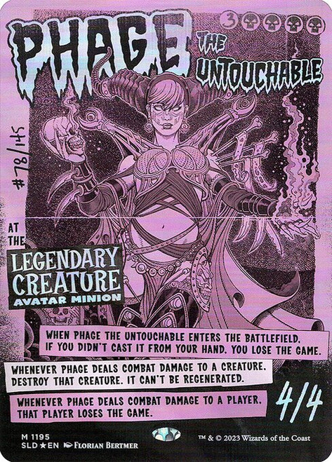Phage the Untouchable (SLD) (Foil) (Full Art) (#1195)