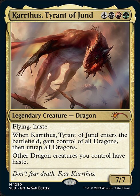 Karrthus, Tyrant of Jund (SLD) (Foil) (#1250)