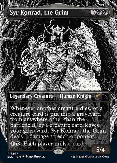 Syr Konrad, the Grim (SLD) (Foil) (Borderless) (#1297)