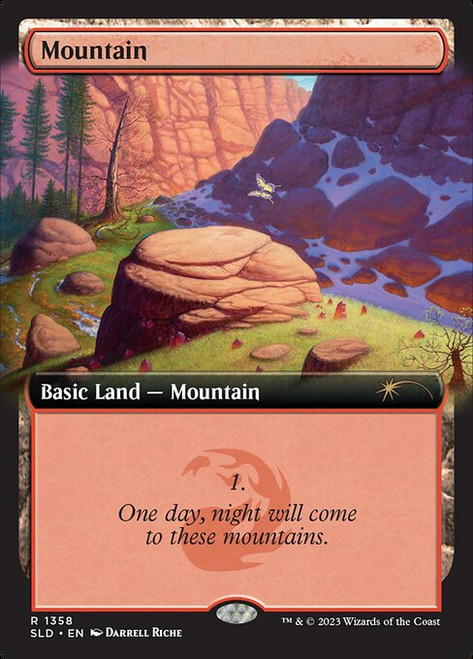 Mountain (SLD) (Foil) (Extended Art) (#1358)