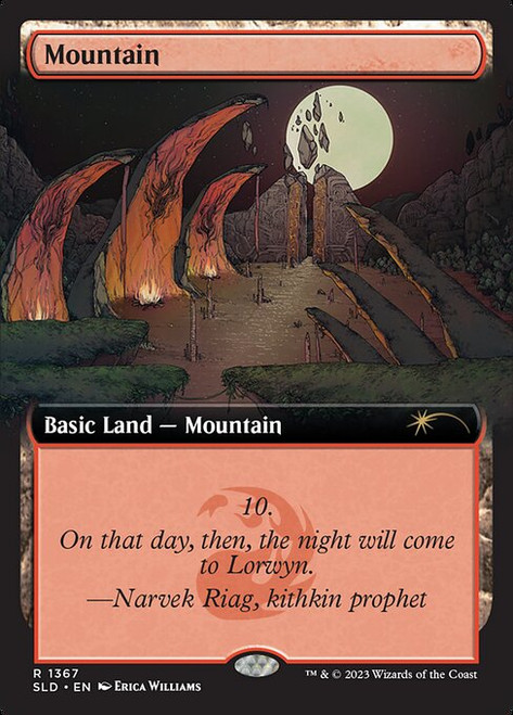 Mountain (SLD) (Foil) (Extended Art) (#1367)