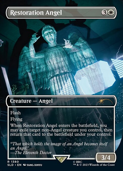 Restoration Angel (SLD) (Foil) (Borderless) (#1380)