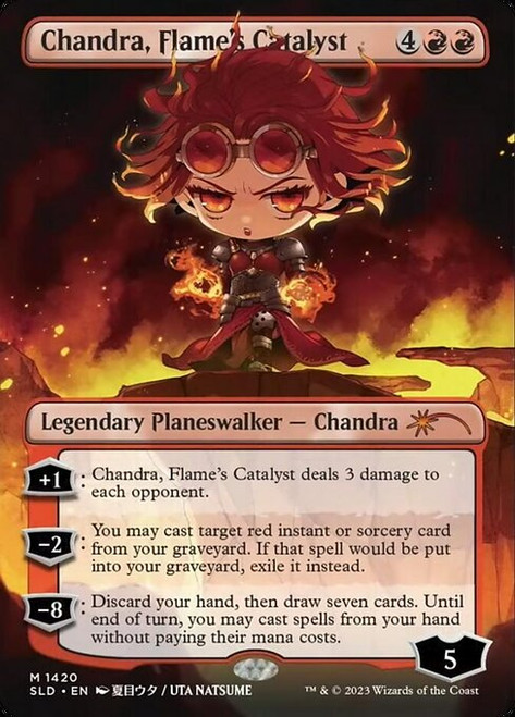 Chandra, Flame's Catalyst (SLD) (Rainbow Foil) (#1420★)