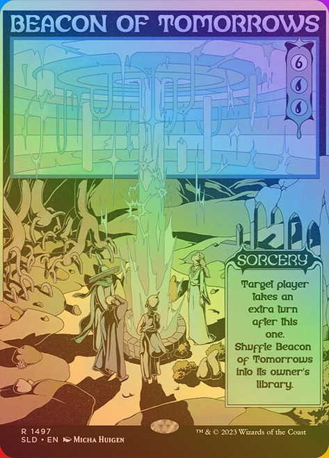Beacon of Tomorrows (SLD) (Rainbow Foil) (Borderless) (#1497★)