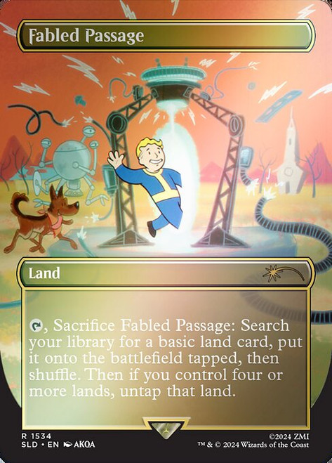 Fabled Passage (SLD) (Foil) (Borderless) (#1534★)