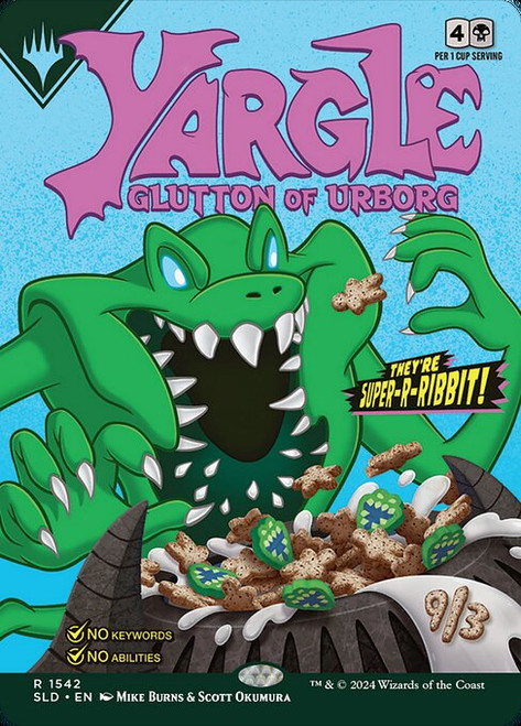 Yargle, Glutton of Urborg // Yargle, Glutton of Urborg (SLD) (Foil) (Full Art) (#1542)