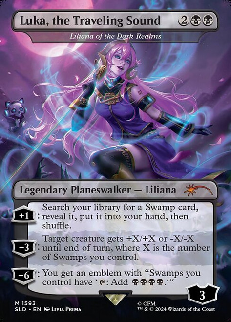 Liliana of the Dark Realms (SLD) (Foil) (Borderless) (#1593)