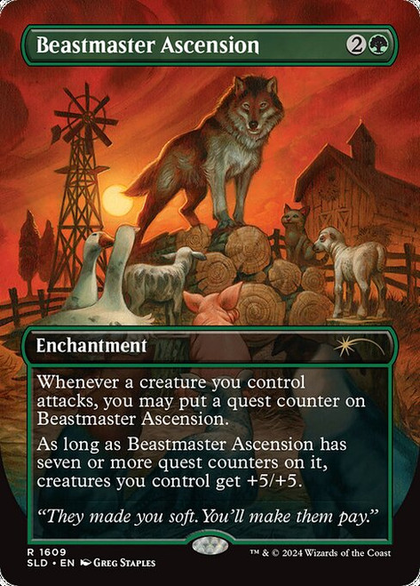 Beastmaster Ascension (SLD) (Foil) (Borderless) (#1609)
