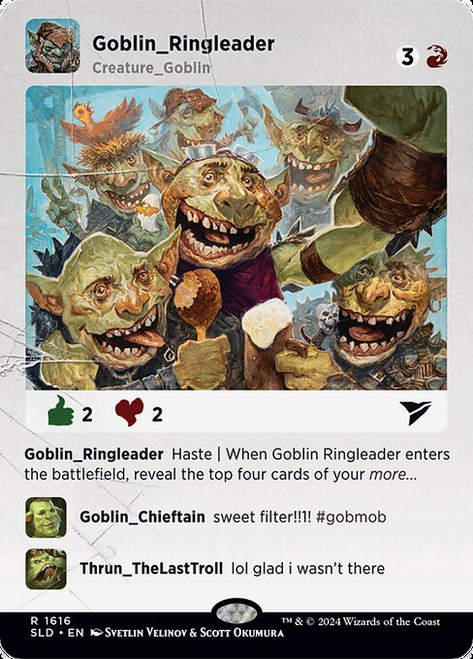 Goblin Ringleader (SLD) (Rainbow Foil) (Borderless) (#1616)