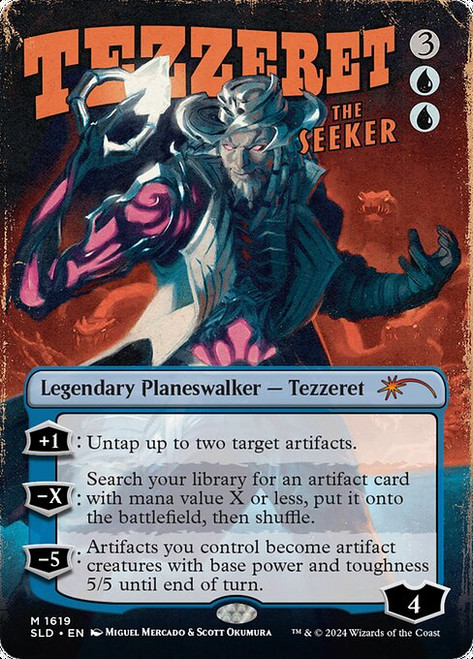 Tezzeret the Seeker (SLD) (Borderless) (#1619)