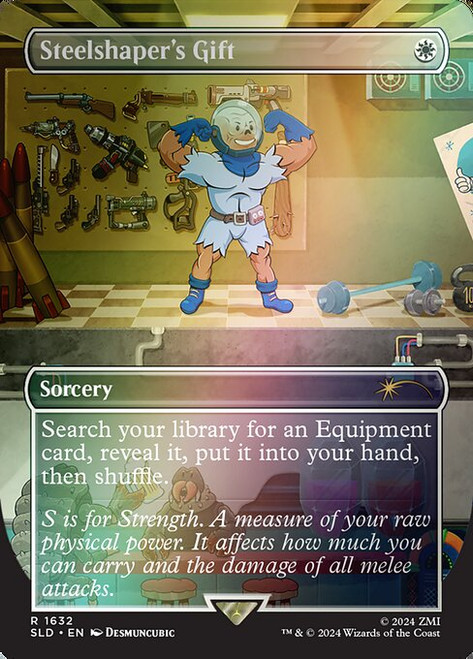 Steelshaper's Gift (SLD) (Rainbow Foil) (Borderless) (#1632★)