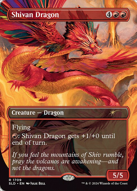 Shivan Dragon (SLD) (Foil) (Full Art) (#1709)