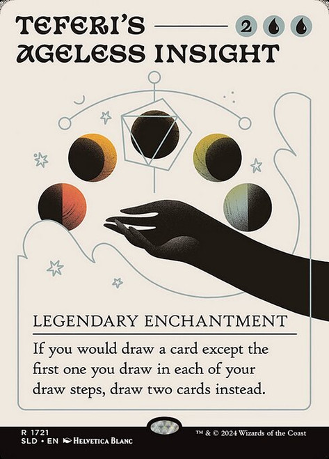 Teferi's Ageless Insight (SLD) (Borderless) (#1721)