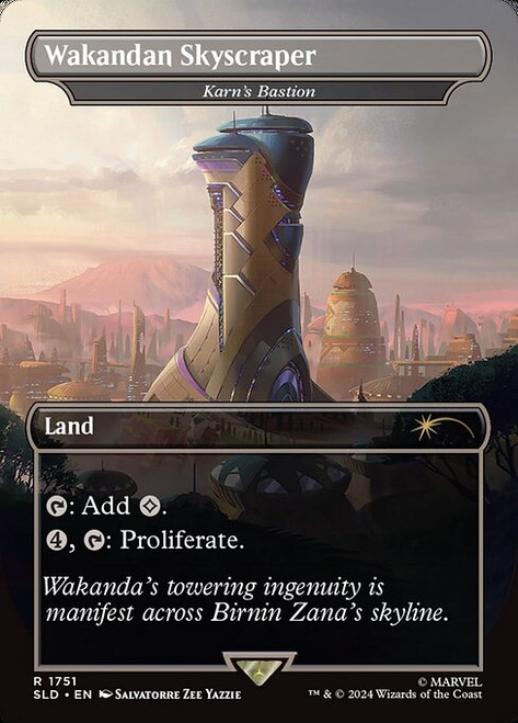 Karn's Bastion (SLD) (Foil) (Borderless) (#1751)