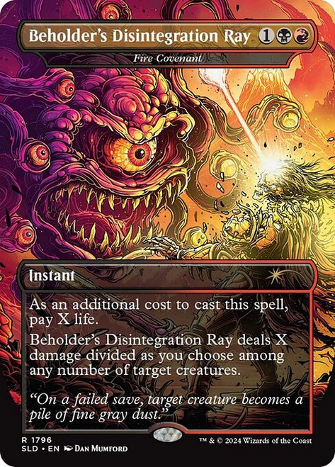 Fire Covenant (SLD) (Foil) (Borderless) (#1796)