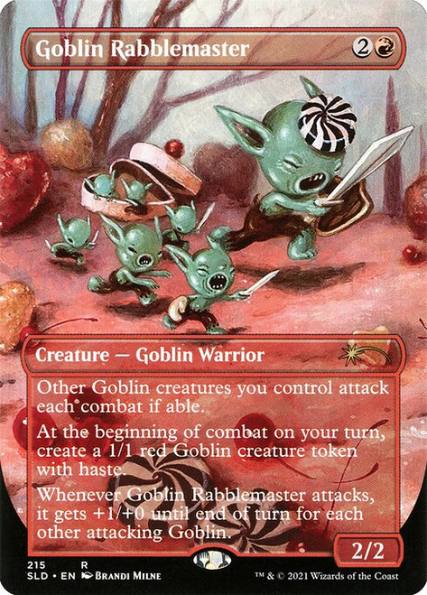 Goblin Rabblemaster (SLD) (Full Art) (#215)