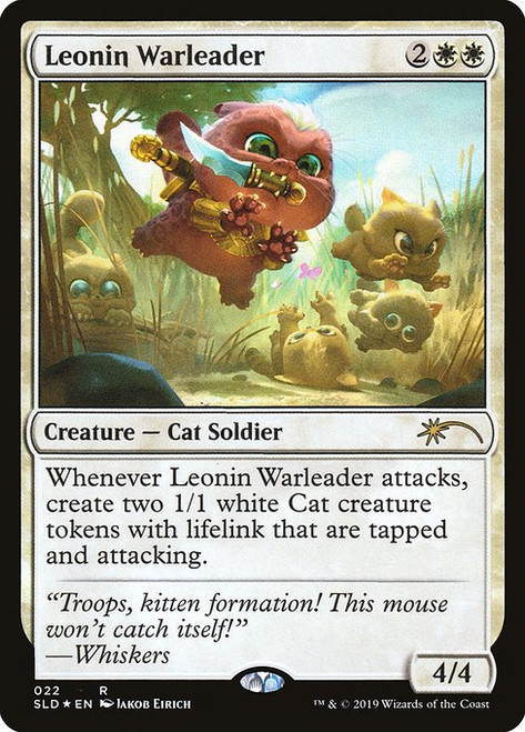Leonin Warleader (SLD) (Foil) (#22)