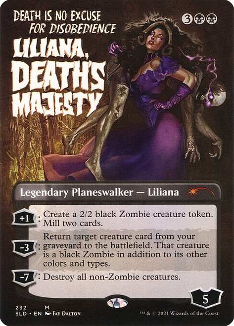 Liliana, Death's Majesty (SLD) (Borderless) (#232)