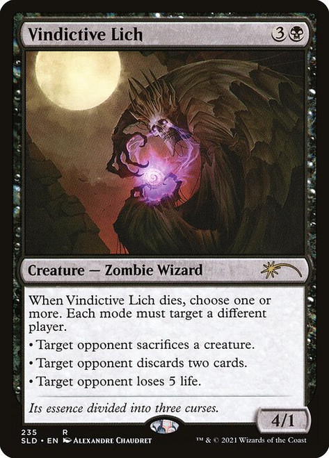 Vindictive Lich (SLD) (Foil) (#235)