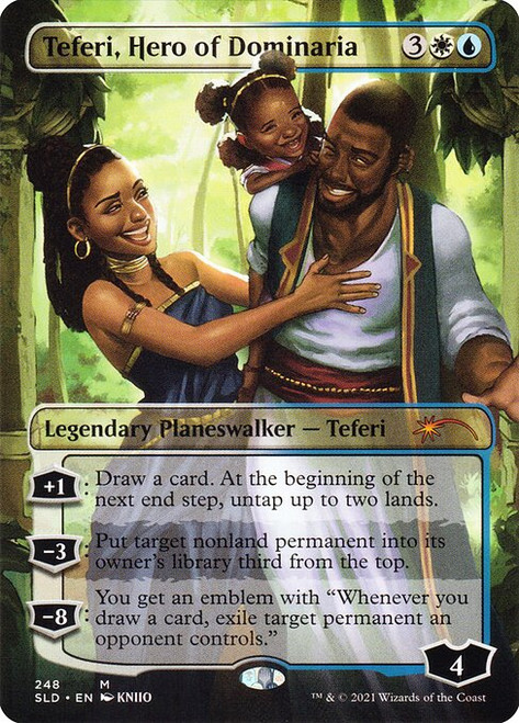Teferi, Hero of Dominaria (SLD) (Borderless) (#248)