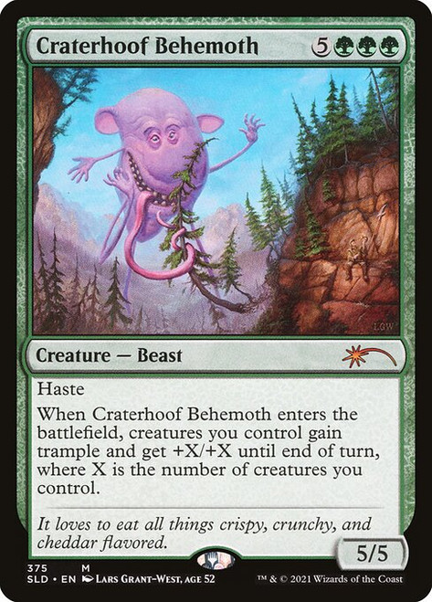 Craterhoof Behemoth (SLD) (#375)