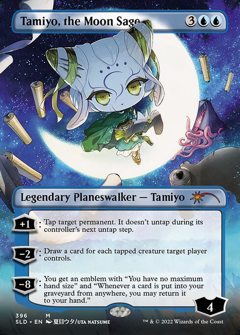 Tamiyo, the Moon Sage (SLD) (Borderless) (#396)
