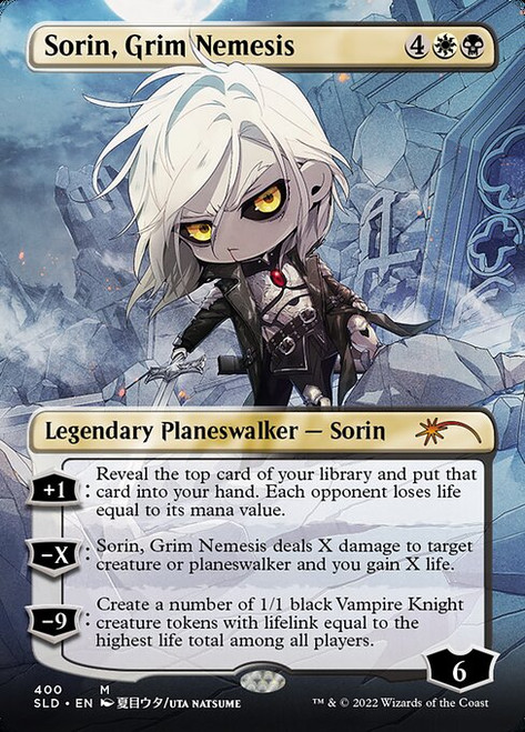 Sorin, Grim Nemesis (SLD) (Foil) (Borderless) (#400)