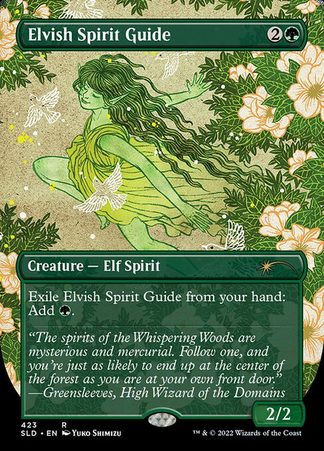 Elvish Spirit Guide (SLD) (Foil) (Full Art) (#423)