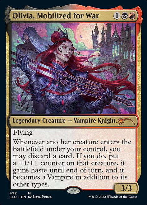 Olivia, Mobilized for War (SLD) (Foil) (#492)