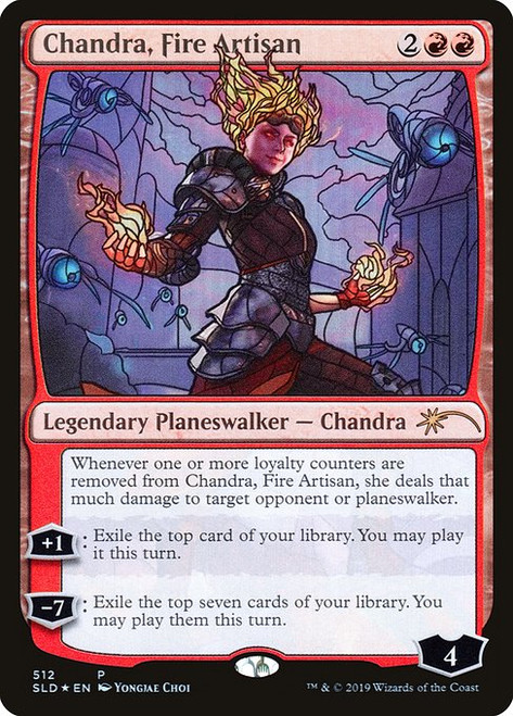 Chandra, Fire Artisan (SLD) (Foil) (#512)