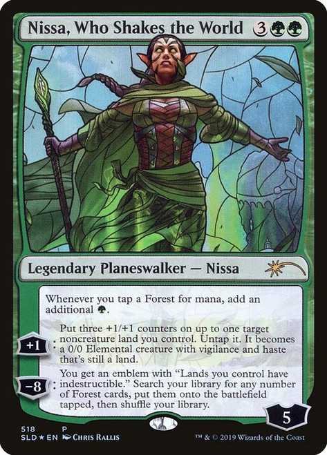 Nissa, Who Shakes the World (SLD) (Foil) (#518)