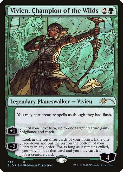 Vivien, Champion of the Wilds (SLD) (Foil) (#519)