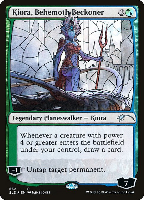 Kiora, Behemoth Beckoner (SLD) (Foil) (#532)