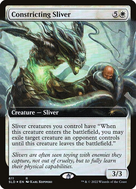 Constricting Sliver (SLD) (Foil) (Extended Art) (#611)