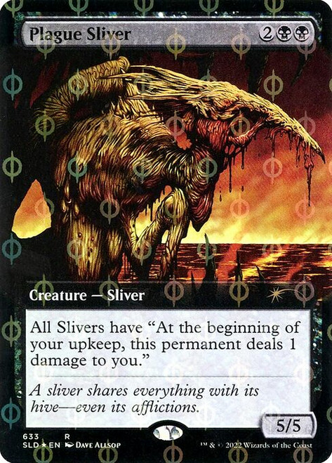 Plague Sliver (SLD) (Step-and-Compleat Foil) (Extended Art) (#633Φ)