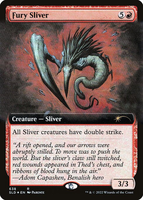 Fury Sliver (SLD) (Foil) (Extended Art) (#638)