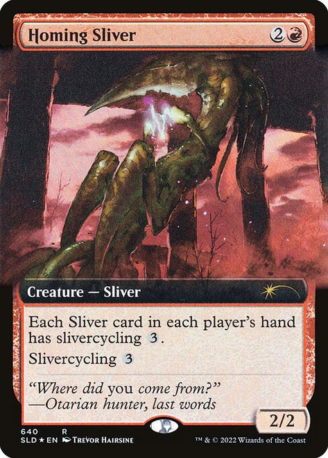 Homing Sliver (SLD) (Foil) (Extended Art) (#640)