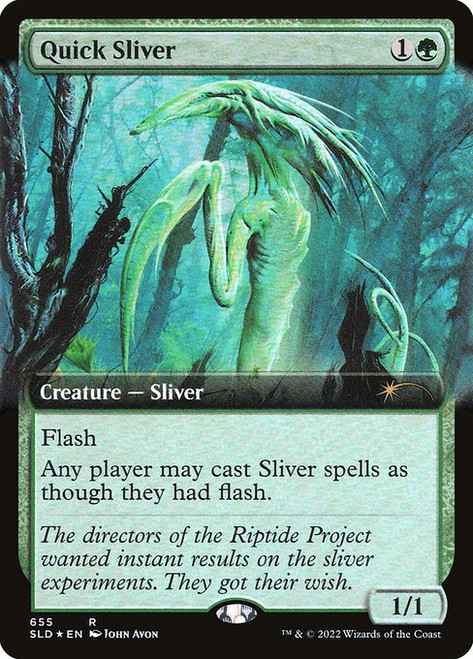 Quick Sliver (SLD) (Foil) (Extended Art) (#655)