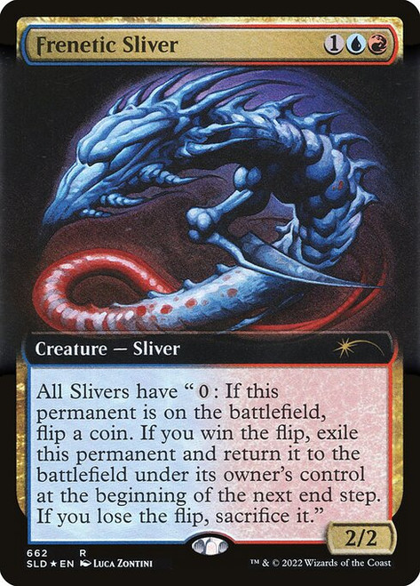 Frenetic Sliver (SLD) (Foil) (Extended Art) (#662)