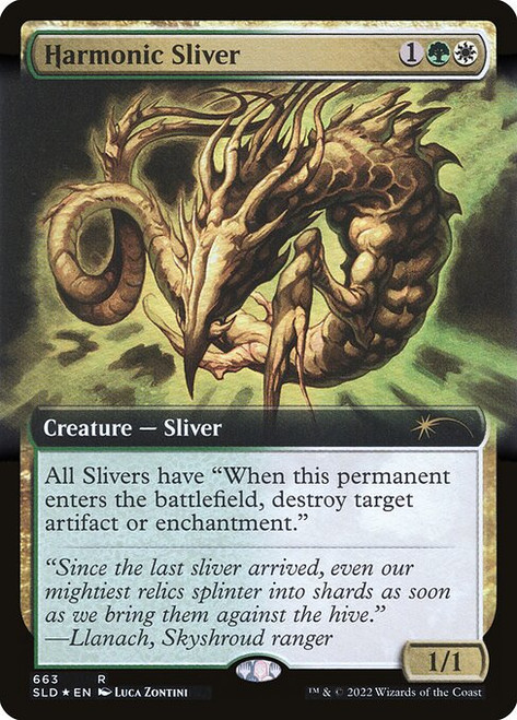 Harmonic Sliver (SLD) (Foil) (Extended Art) (#663)
