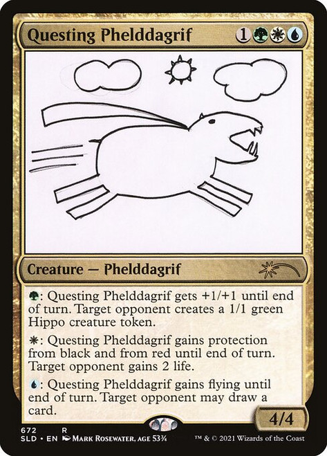 Questing Phelddagrif (SLD) (Foil) (#672)