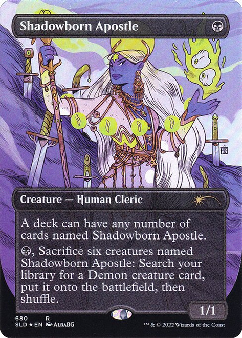 Shadowborn Apostle (SLD) (Foil) (Borderless) (#680)