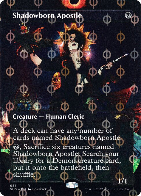 Shadowborn Apostle (SLD) (Step-and-Compleat Foil) (Full Art) (#681Φ)
