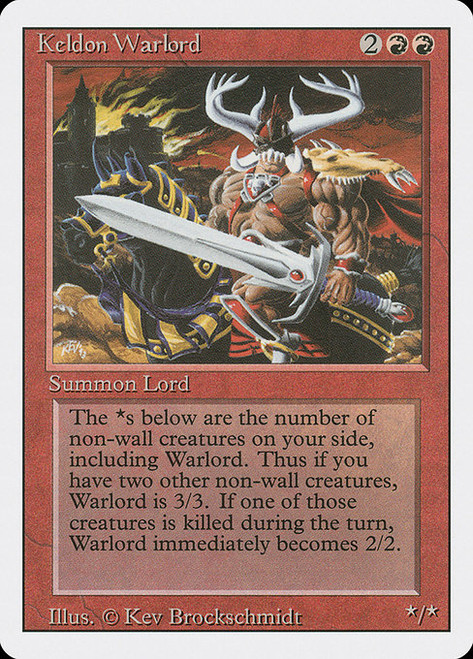 Keldon Warlord (3ED) (#160)