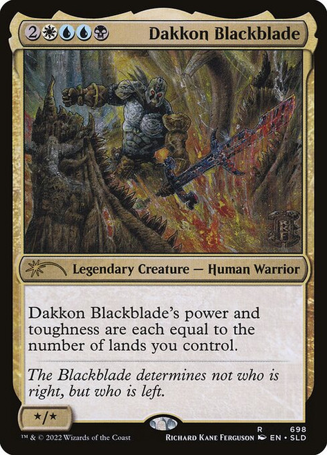 Dakkon Blackblade (SLD) (#698)