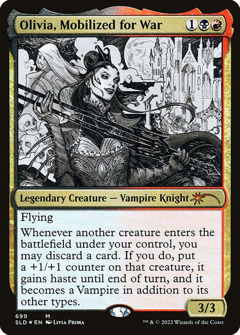 Olivia, Mobilized for War (SLD) (Foil) (#699)