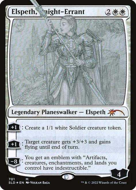 Elspeth, Knight-Errant (SLD) (Foil) (#701)