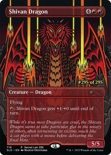 Shivan Dragon (SLD) (Full Art) (#716)