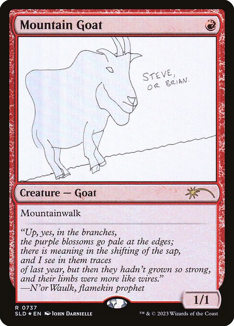 Mountain Goat (SLD) (Foil) (#737)